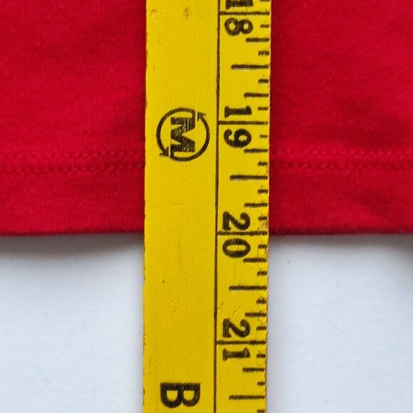 L.L.Bean long sleeve top women's size M red supima cotton - Picture 8 of 8